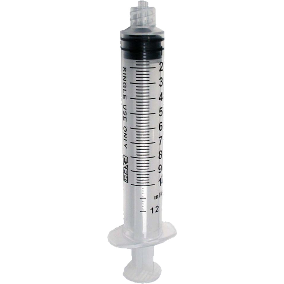 Syringe 10cc LL Latex Free Exel™ 12 mL Blister Pack Luer Lock Tip Without Safety General Purpose Sterile Disposable (100/BX 8BX/CS) by Exel Corporation  ID 26265